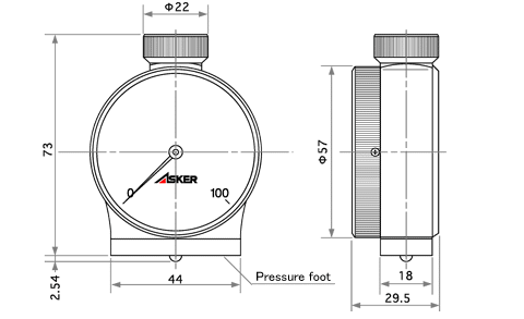 Asker C1L Đồng hồ đo độ cứng Asker C1L Đại Lý ASKER VIỆT NAM 