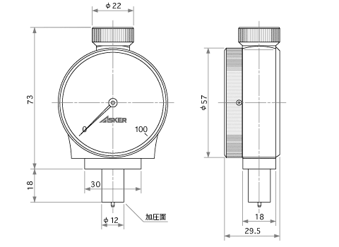 外形寸法mm